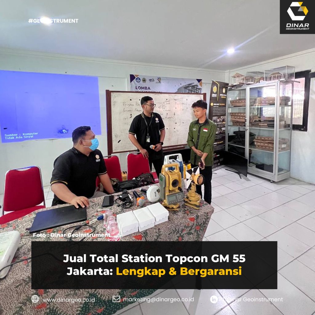 Jual Total Station Topcon GM 55 Jakarta: Lengkap & Bergaransi