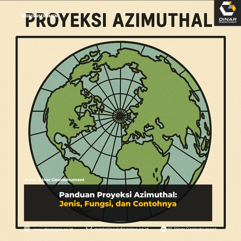 Panduan Proyeksi Azimuthal: Jenis, Fungsi, dan Contohnya