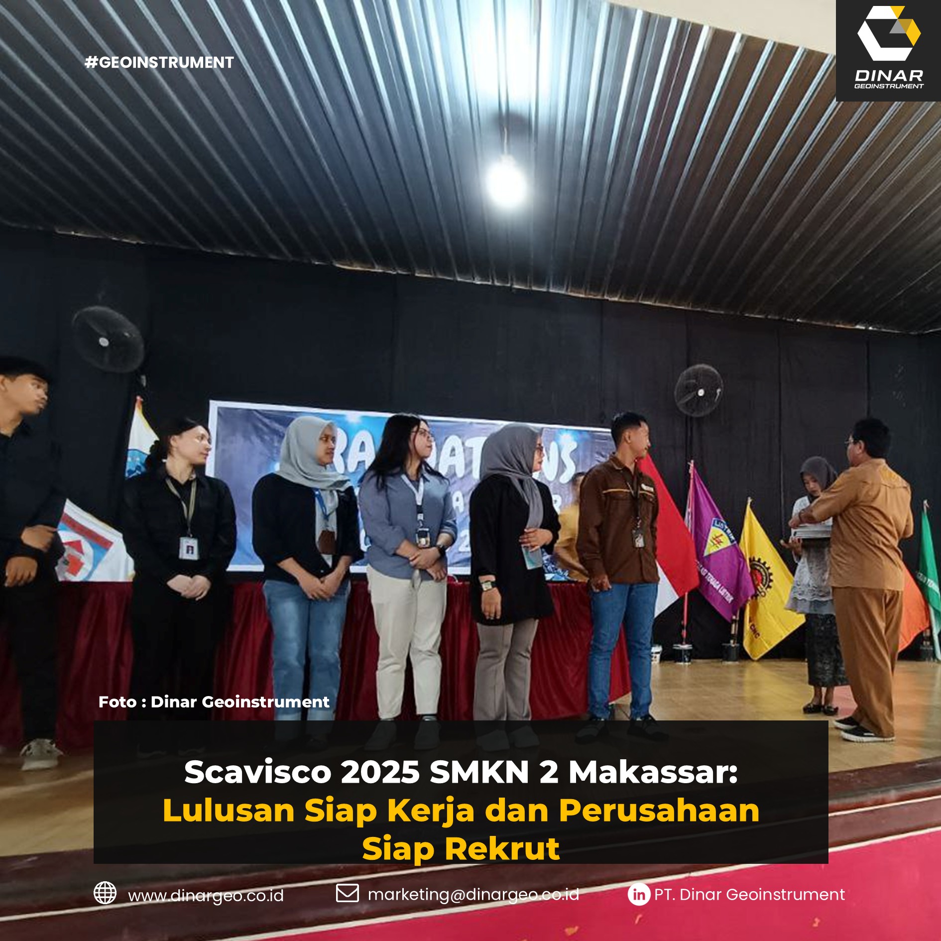 Scavisco 2025 SMKN 2 Makassar: Lulusan Siap Kerja dan Perusahaan Siap Rekrut
