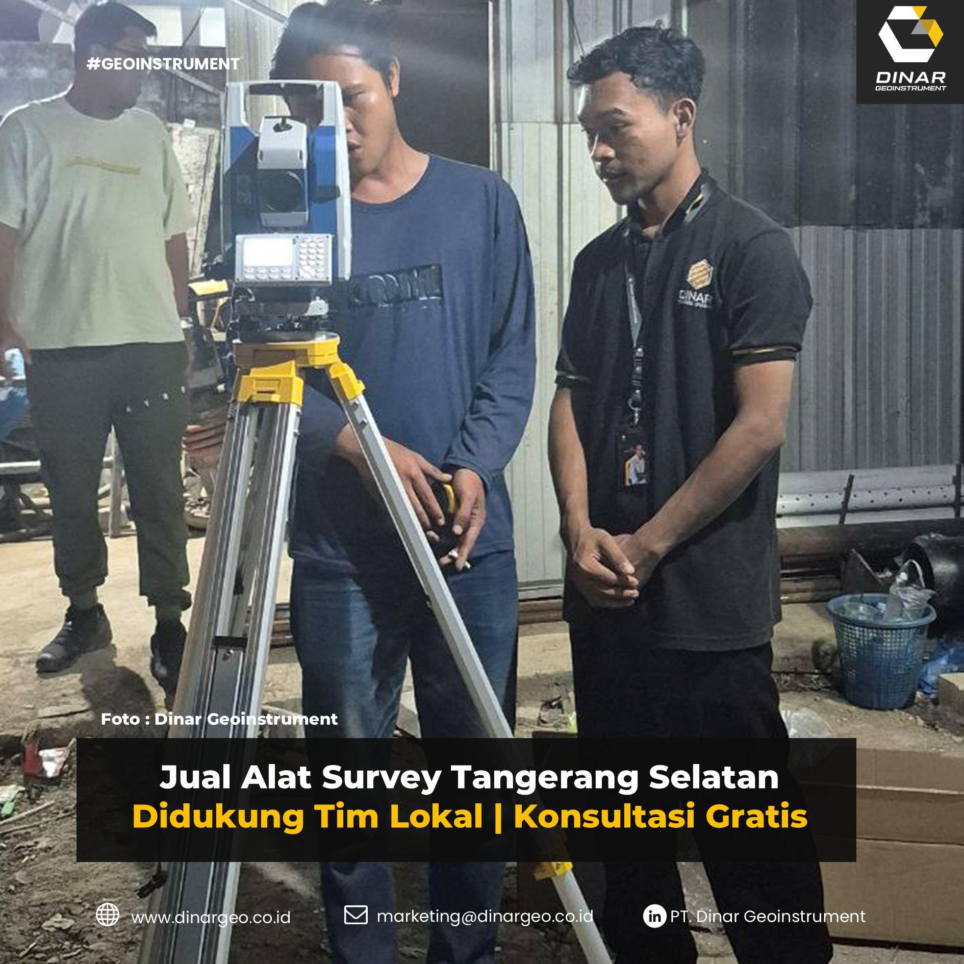 Jual Alat Survey Tangerang Selatan Didukung Tim Lokal | Konsultasi Gratis