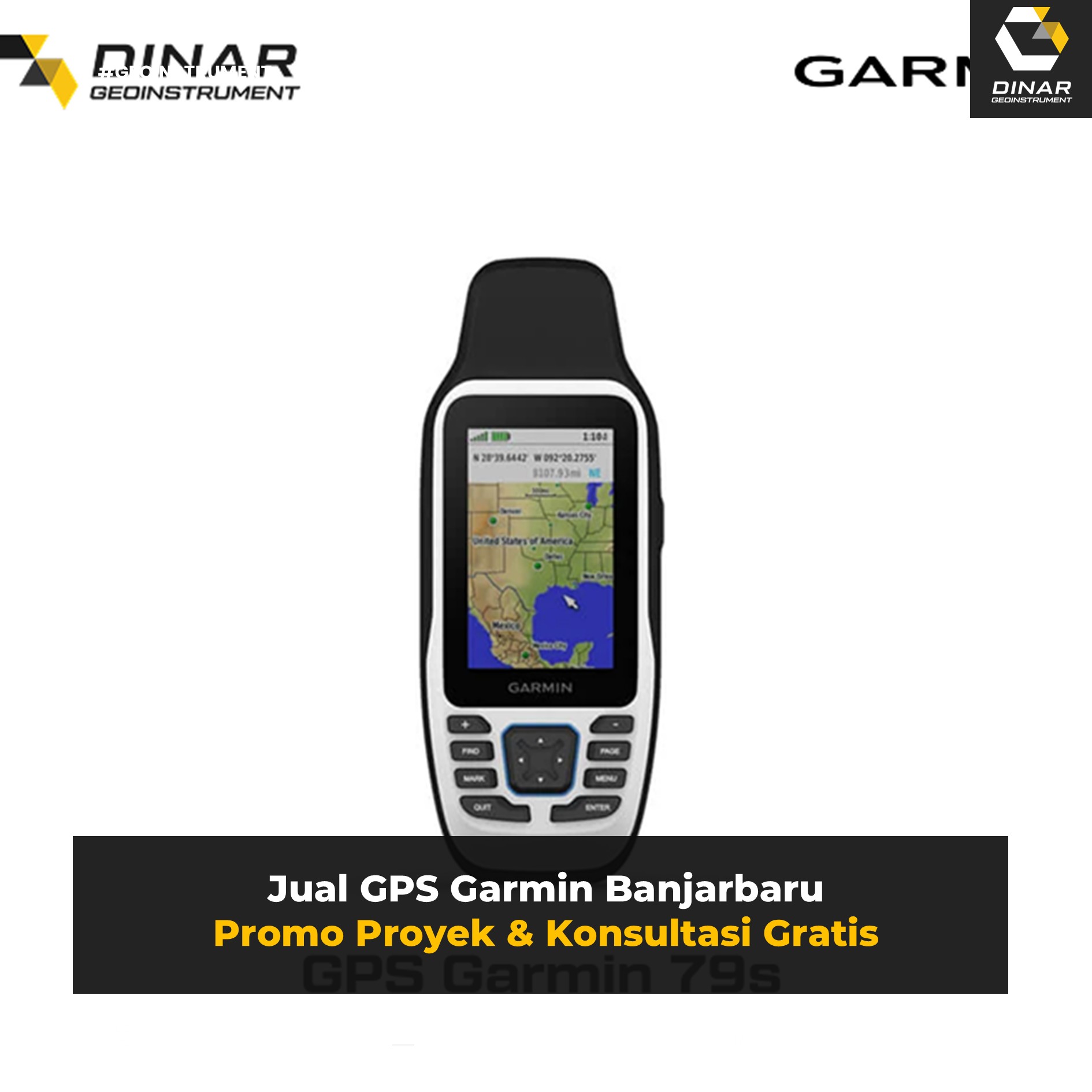Jual GPS Garmin Banjarbaru | Promo Proyek & Konsultasi Gratis