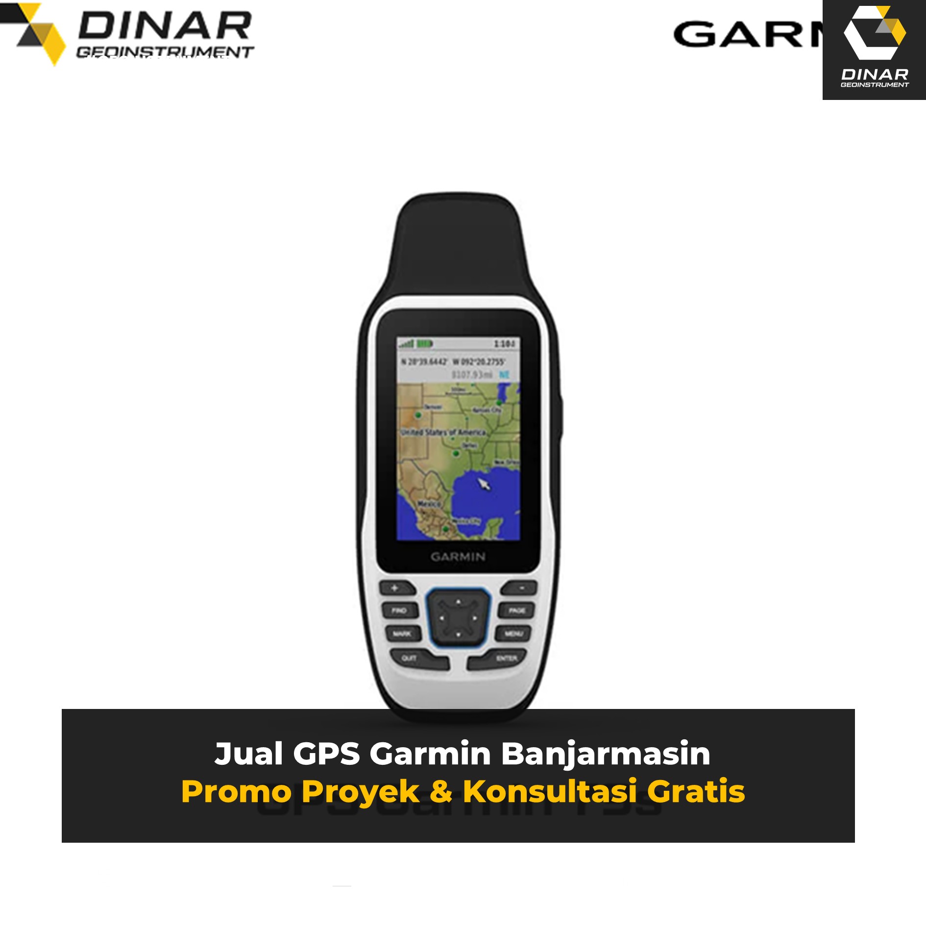 Jual GPS Garmin Banjarmasin | Promo Proyek & Konsultasi Gratis