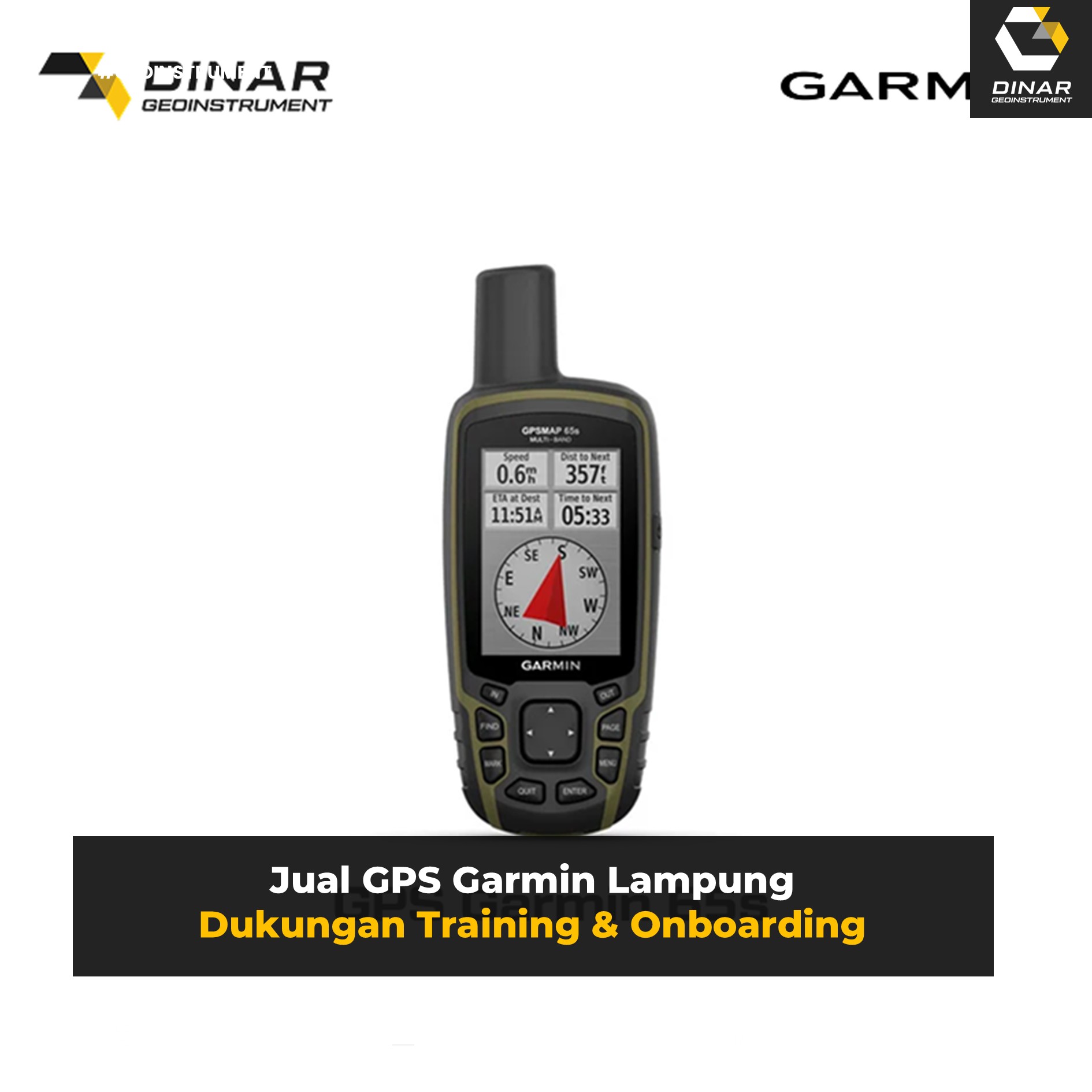 Jual GPS Garmin Lampung Dukungan Training & Onboarding