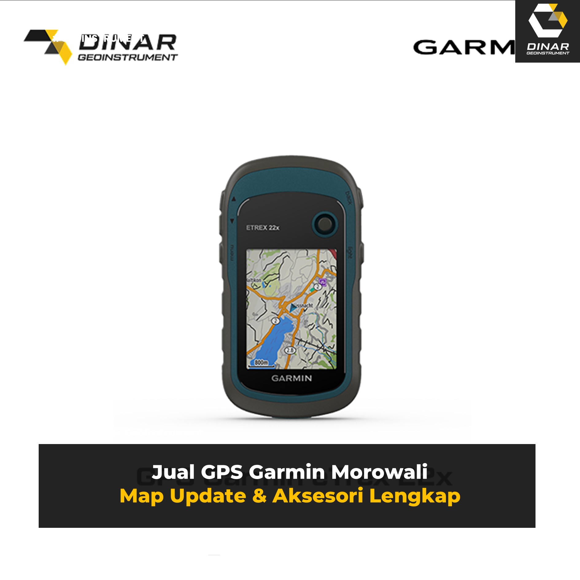 Jual GPS Garmin Morowali | Map Update & Aksesori Lengkap