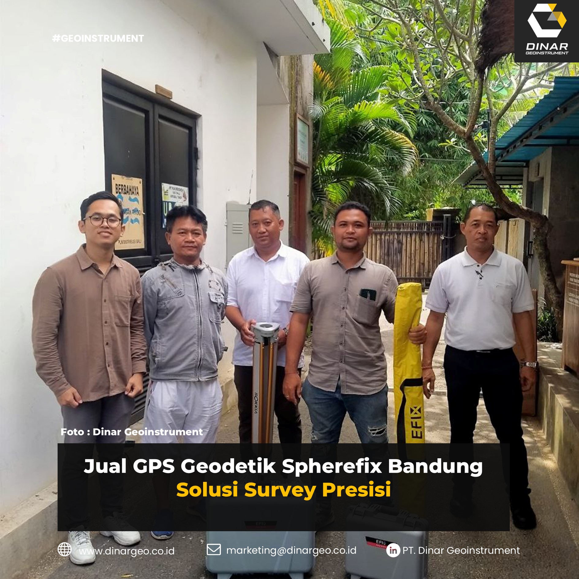 Jual GPS Geodetik Spherefix Bandung Solusi Survey Presisi