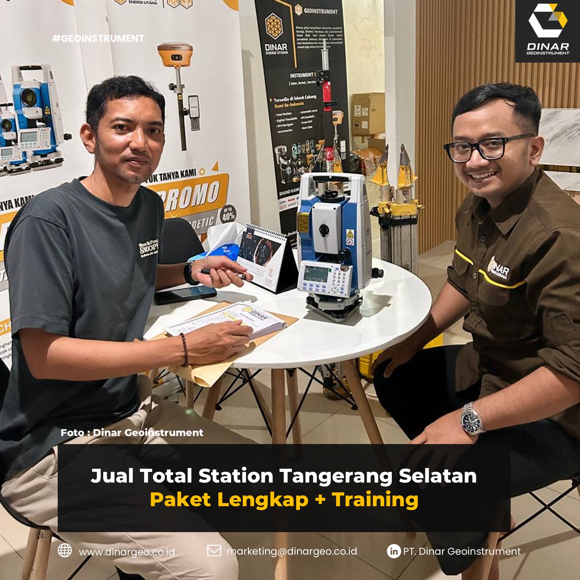 Jual Total Station Tangerang Selatan Paket Lengkap + Training
