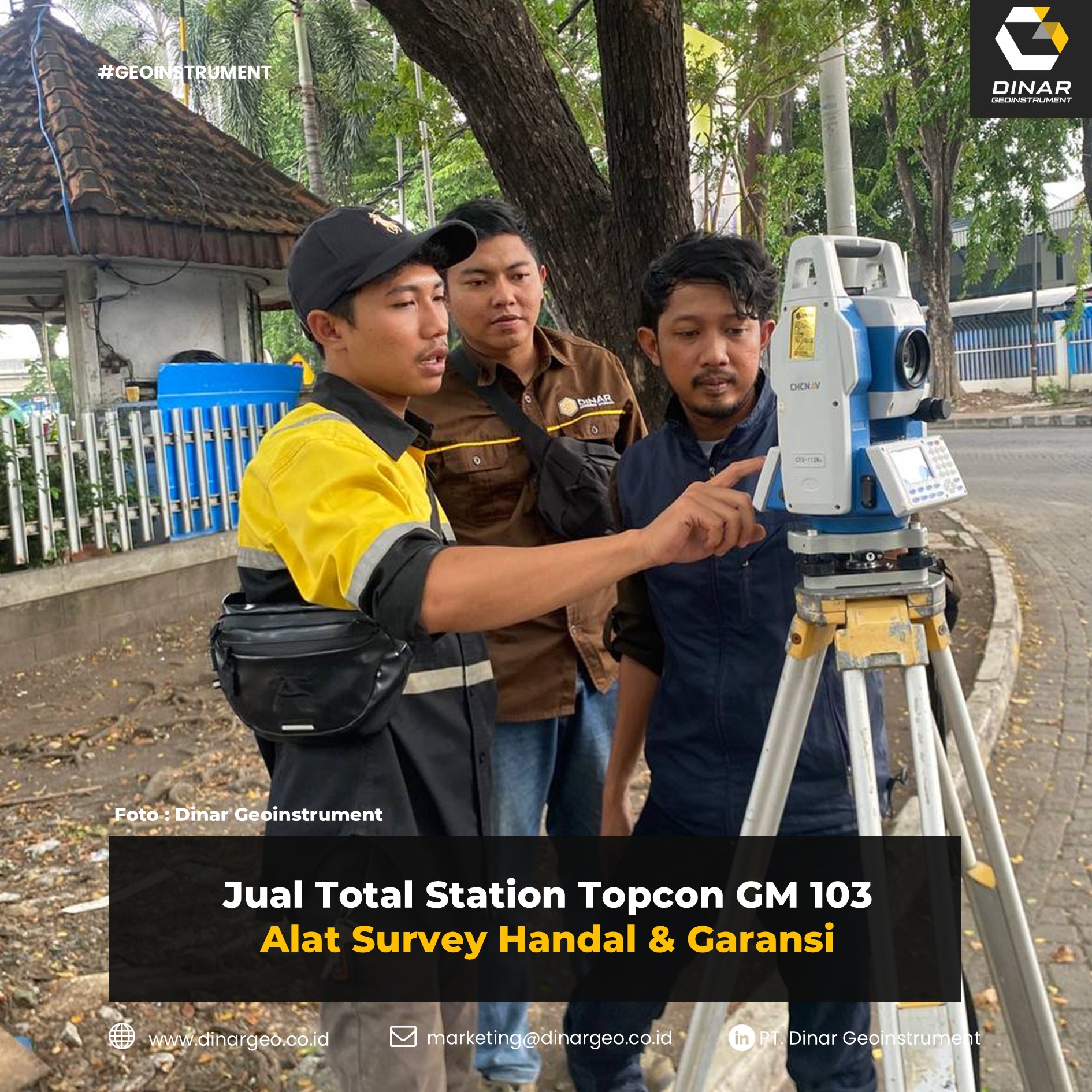 Jual Total Station Topcon GM 103 | Alat Survey Handal & Garansi