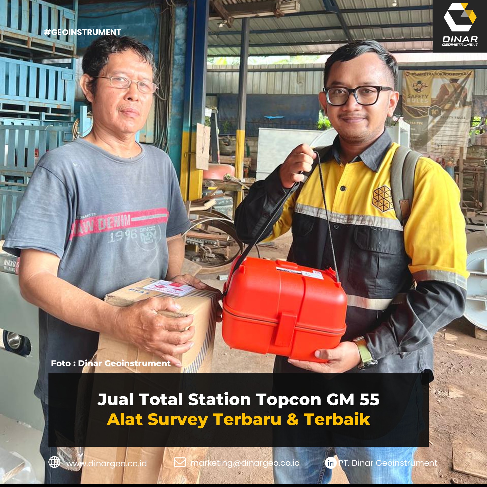 Jual Total Station Topcon GM 55 | Alat Survey Terbaru & Terbaik