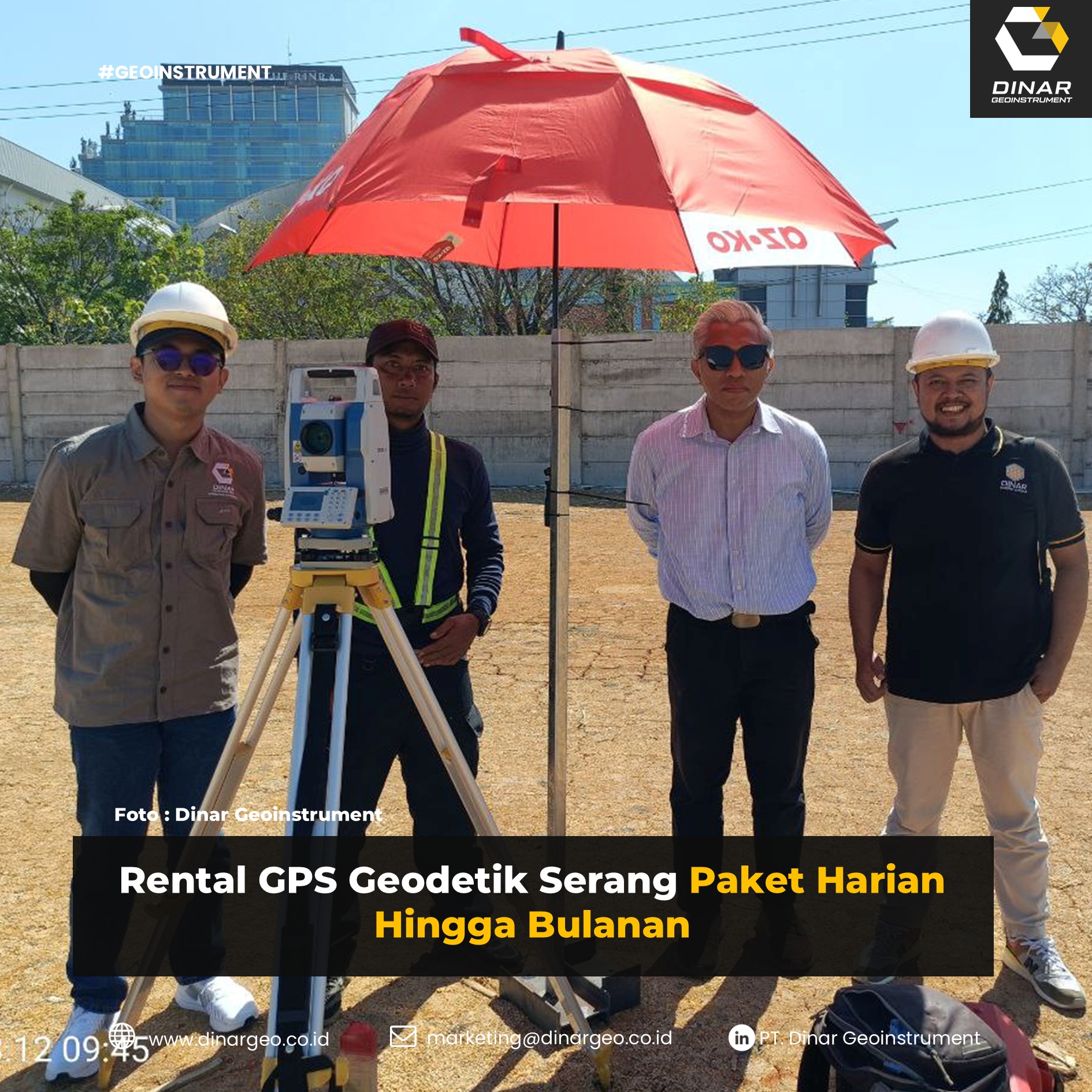 Rental GPS Geodetik Serang Paket Harian Hingga Bulanan