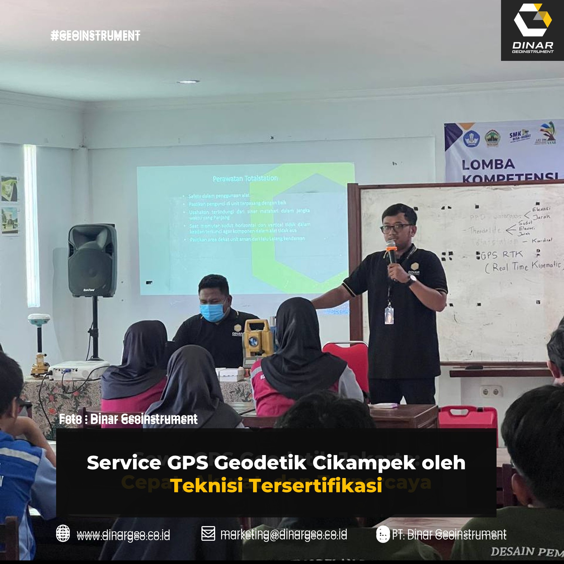 Service GPS Geodetik Cikampek oleh Teknisi Tersertifikasi