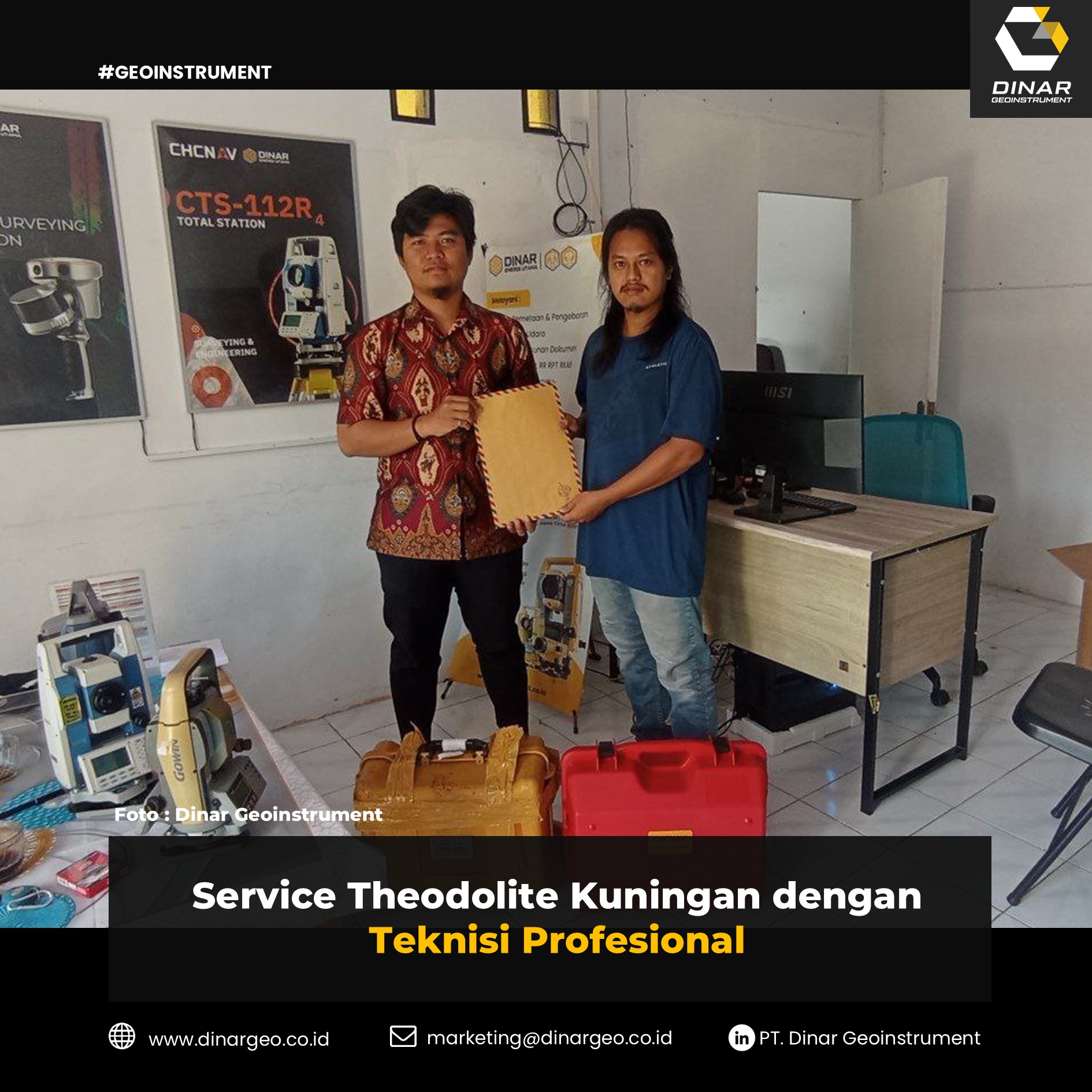 Service Theodolite Kuningan dengan Teknisi Profesional