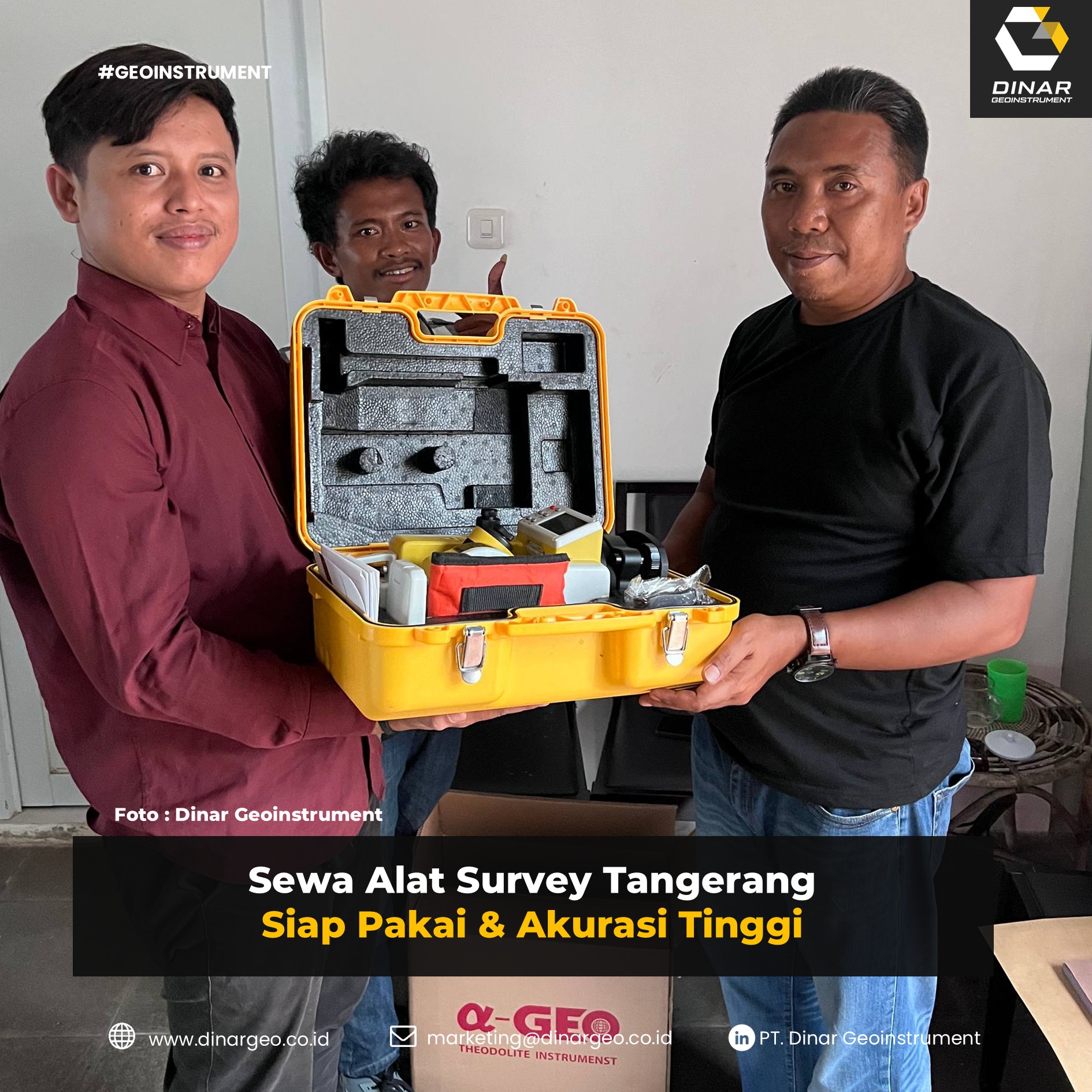 Sewa Alat Survey Tangerang Siap Pakai & Akurasi Tinggi