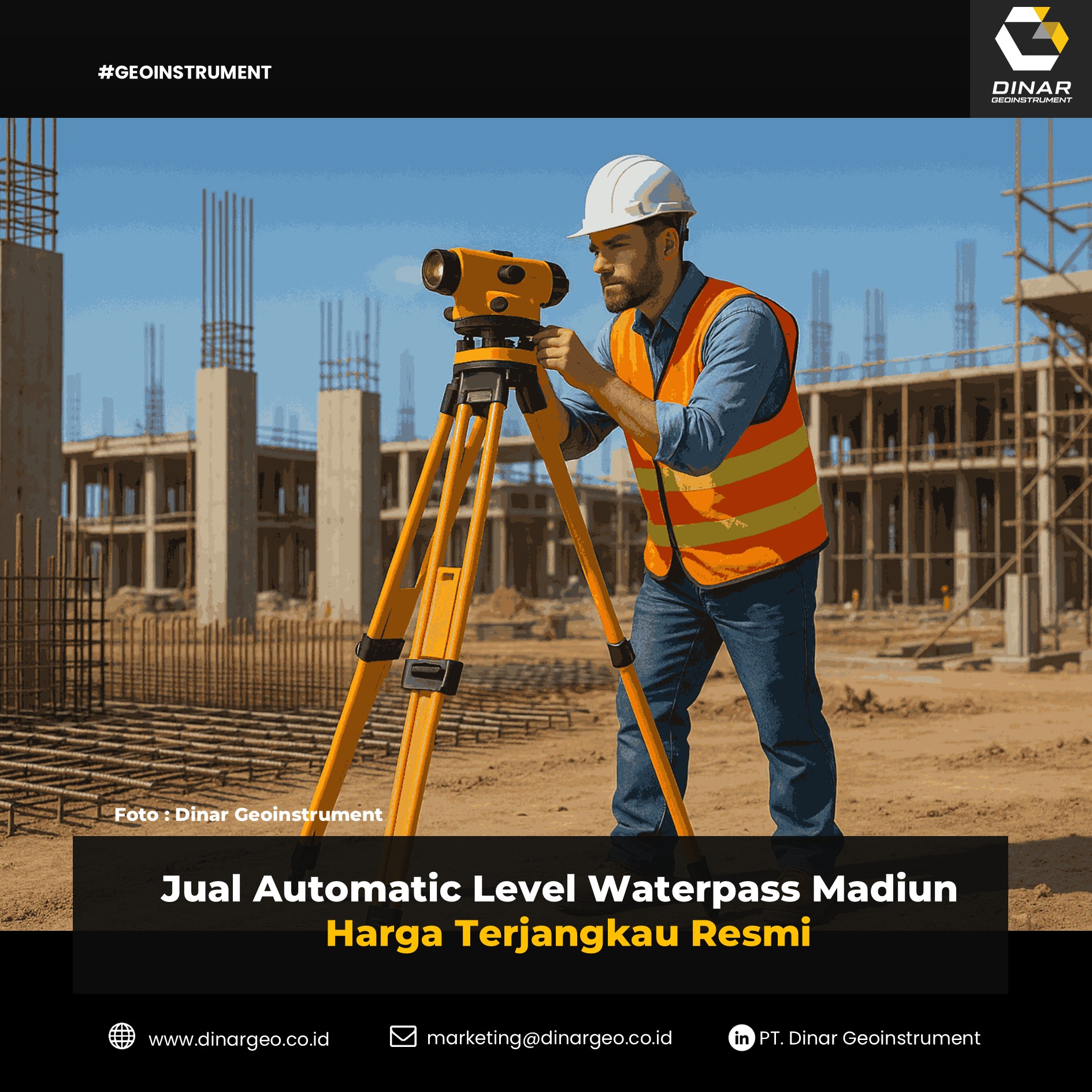 Jual Automatic Level Waterpass Madiun Harga Terjangkau Resmi
