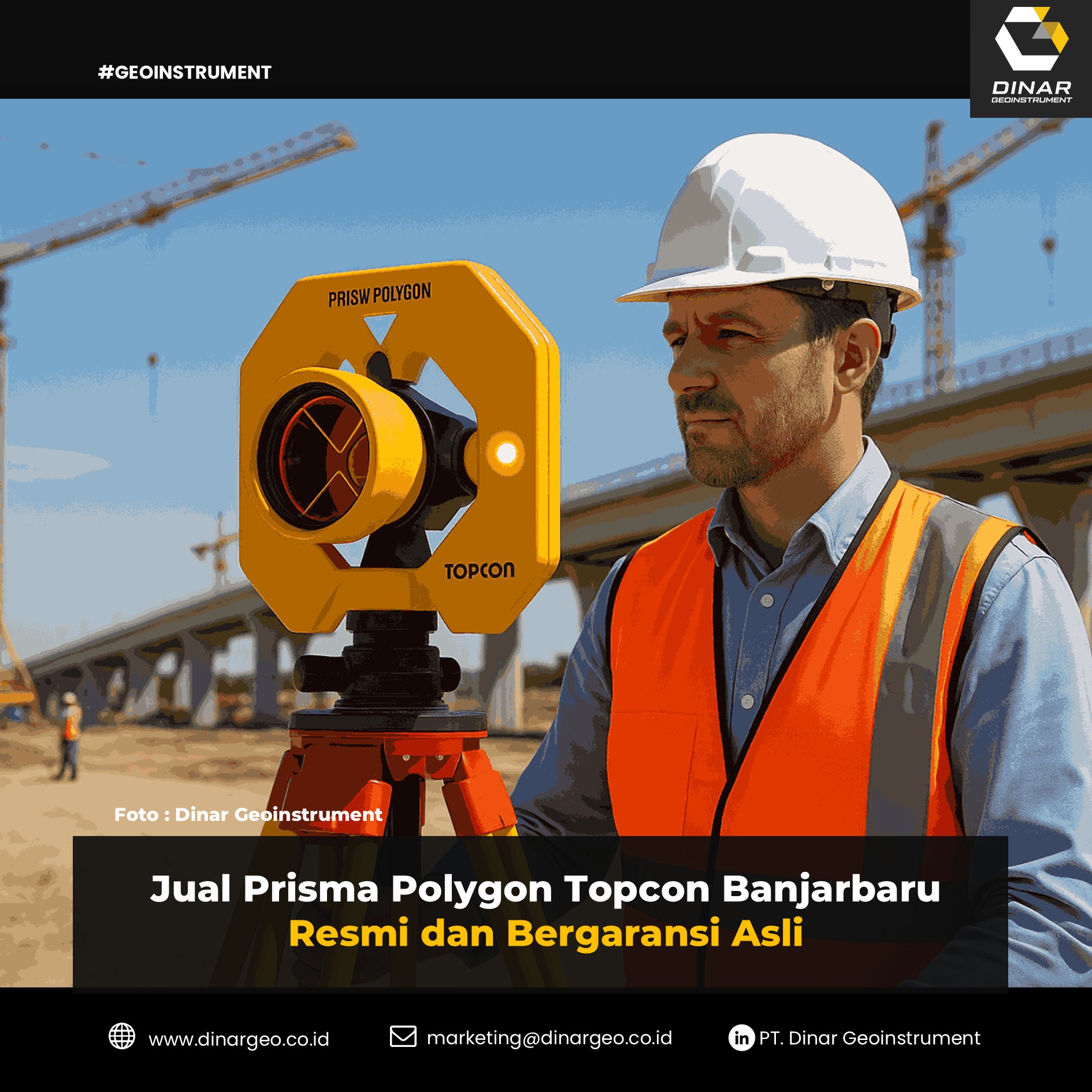 Jual Prisma Polygon Topcon Banjarbaru Resmi dan Bergaransi Asli