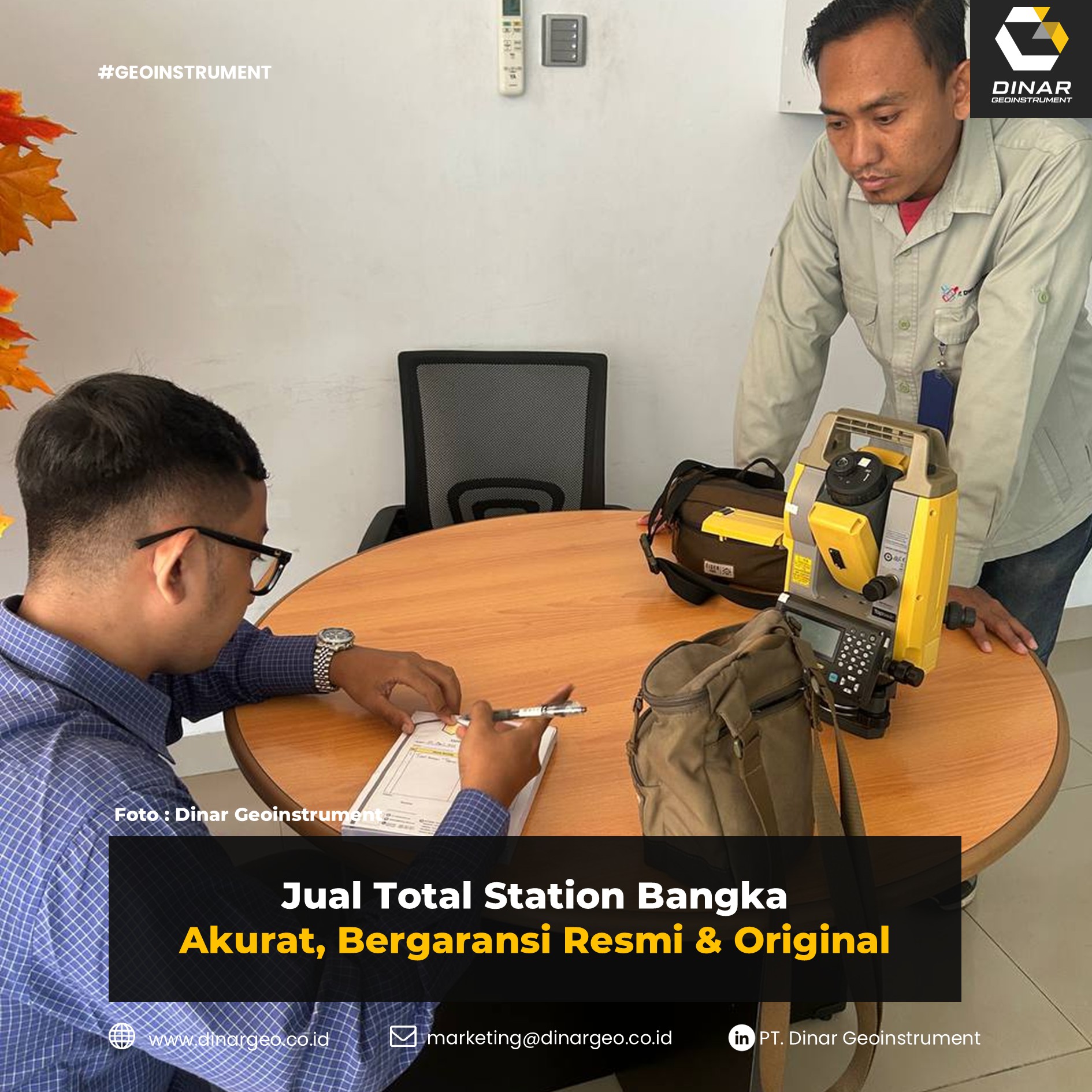 Jual Total Station Bangka | Akurat, Bergaransi Resmi & Original