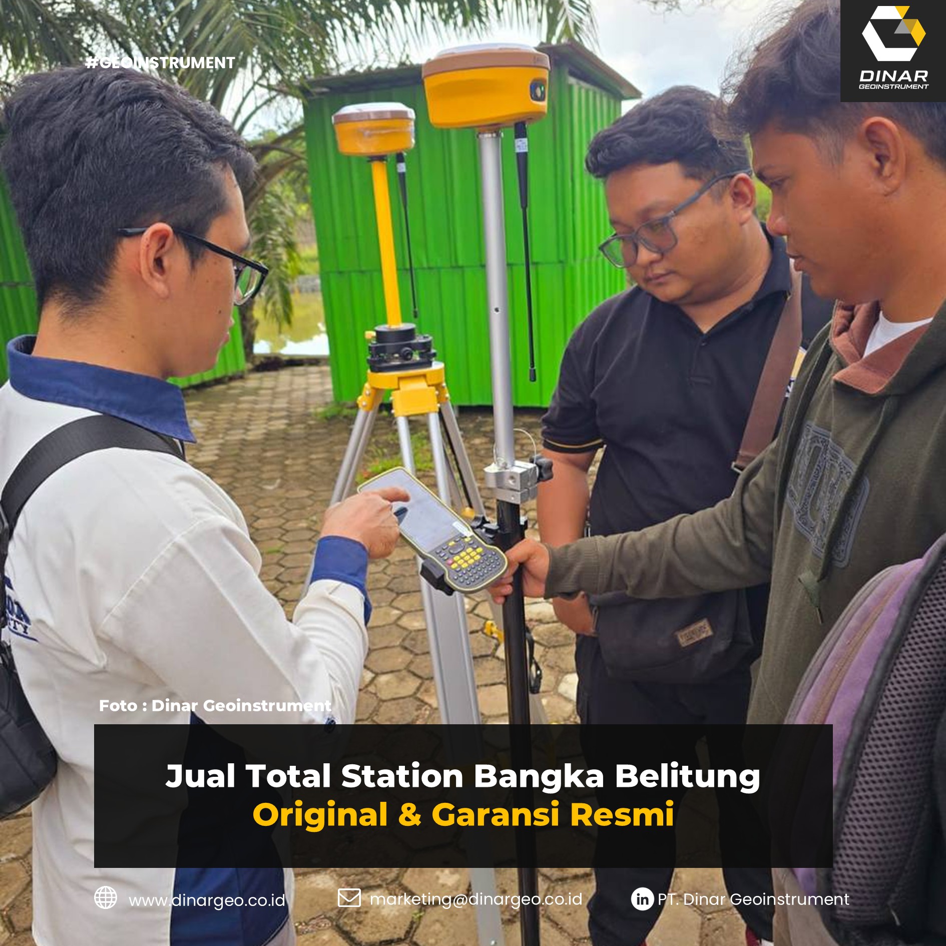Jual Total Station Bangka Belitung | Original & Garansi Resmi