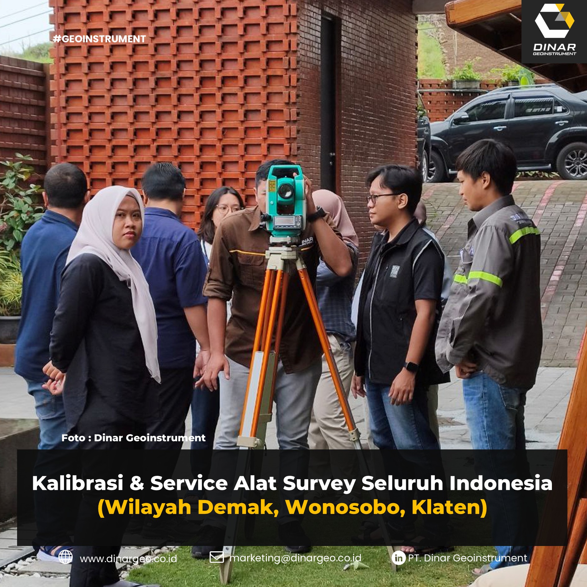 Kalibrasi & Service Alat Survey Seluruh Indonesia