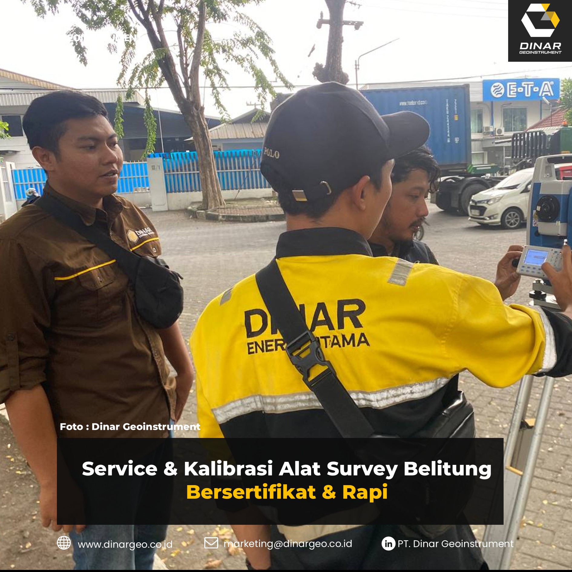 Service & Kalibrasi Alat Survey Belitung | Bersertifikat & Rapi