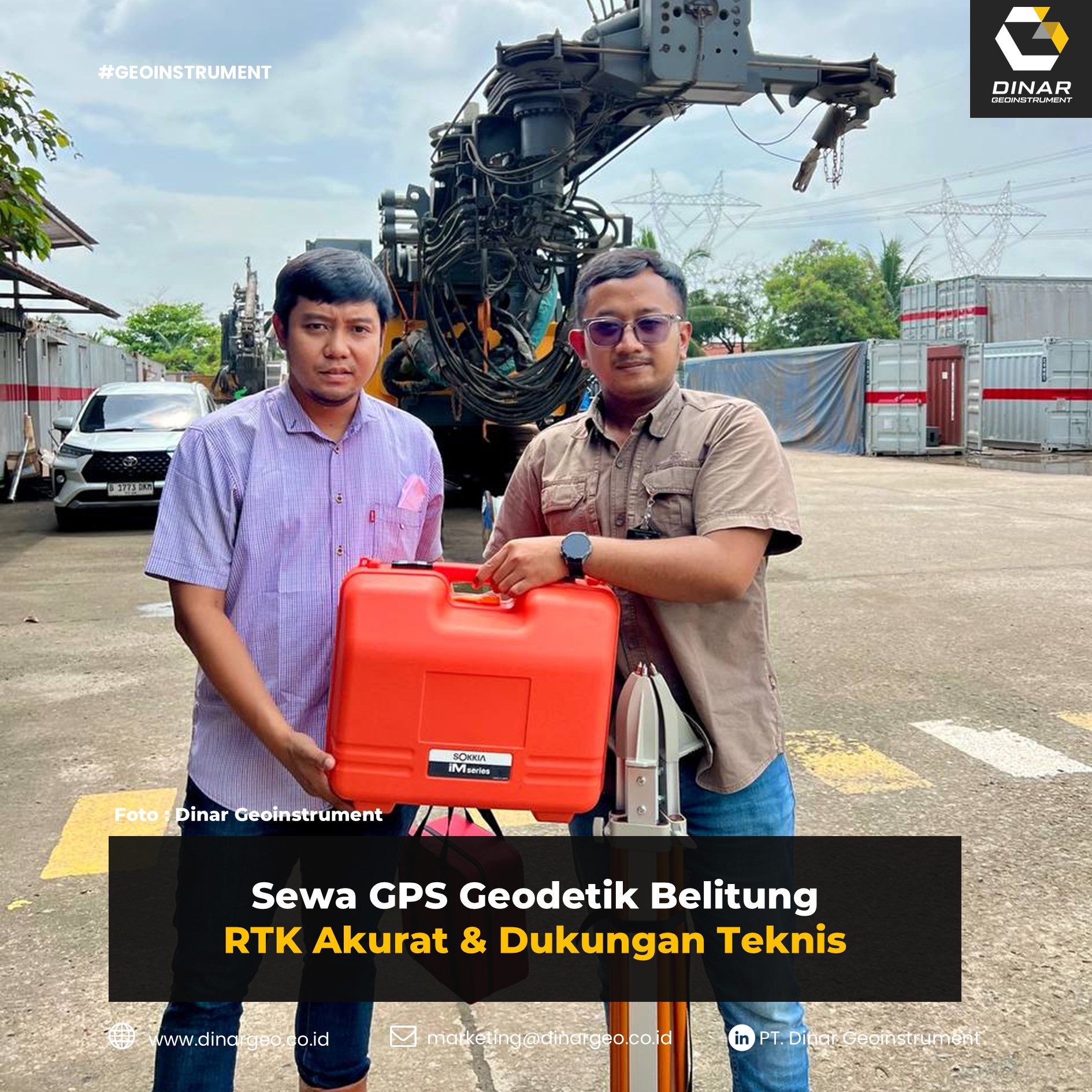 Sewa GPS Geodetik Belitung | RTK Akurat & Dukungan Teknis