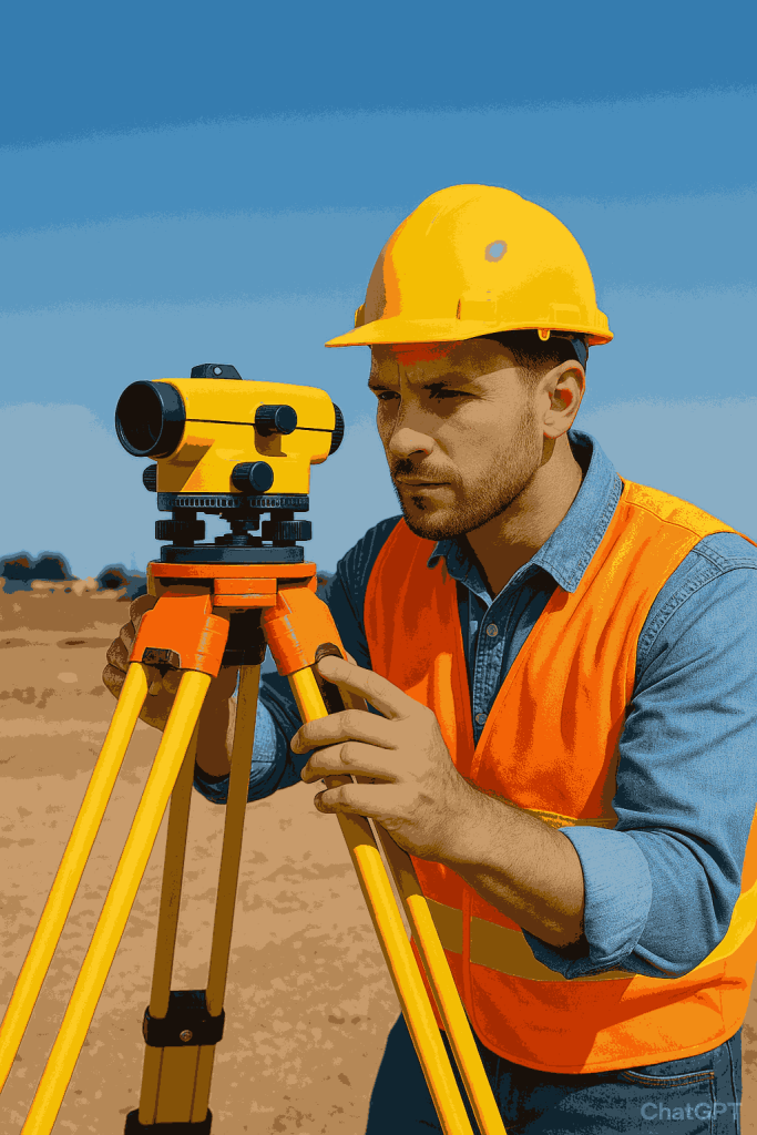 Surveyor Menggunakan Waterpass