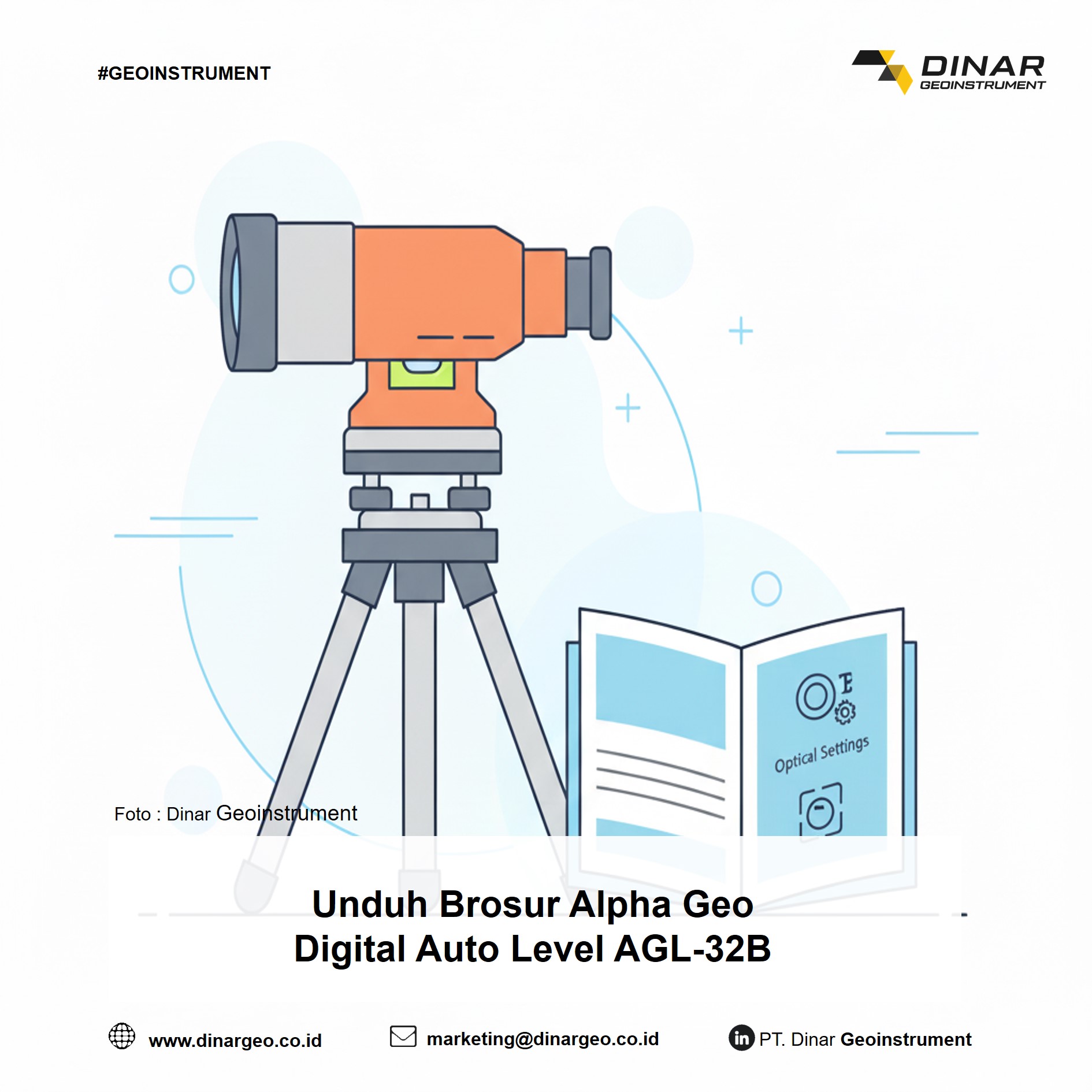 Unduh Brosur Alpha Geo Digital Auto Level AGL-32B