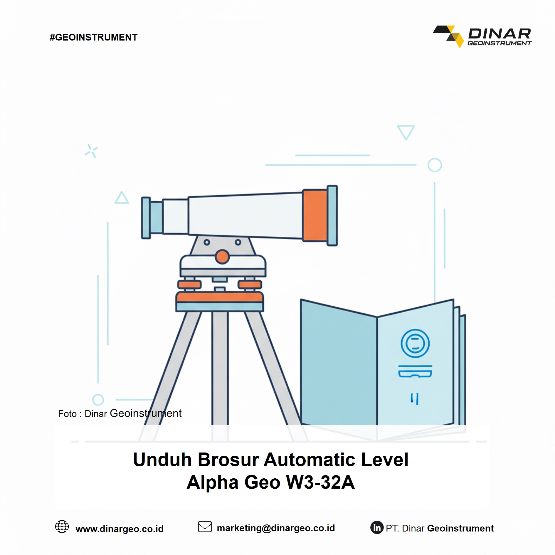 Unduh Brosur Automatic Level Alpha Geo W3-32A