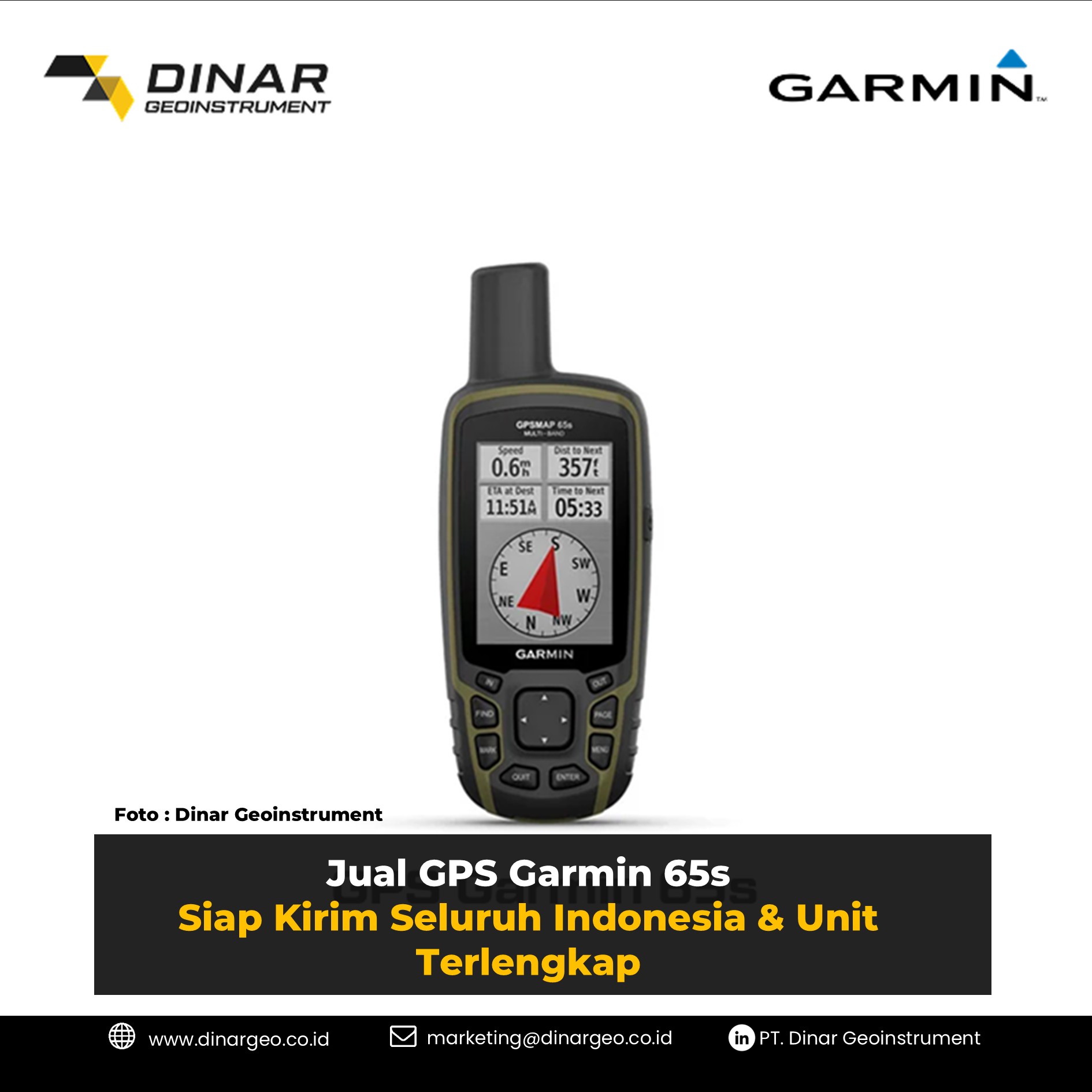Jual GPS Garmin 65s