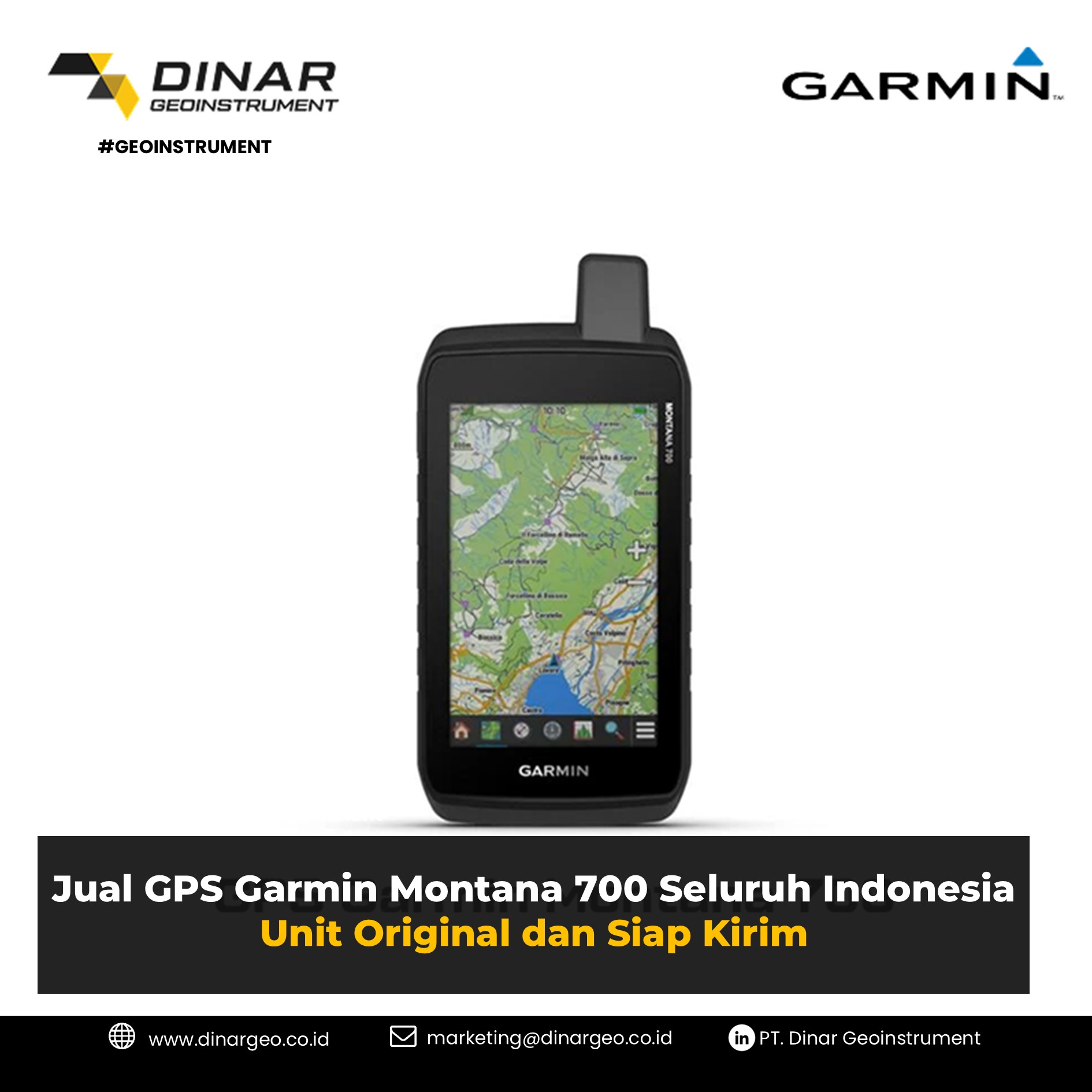 Jual GPS Garmin Montana 700