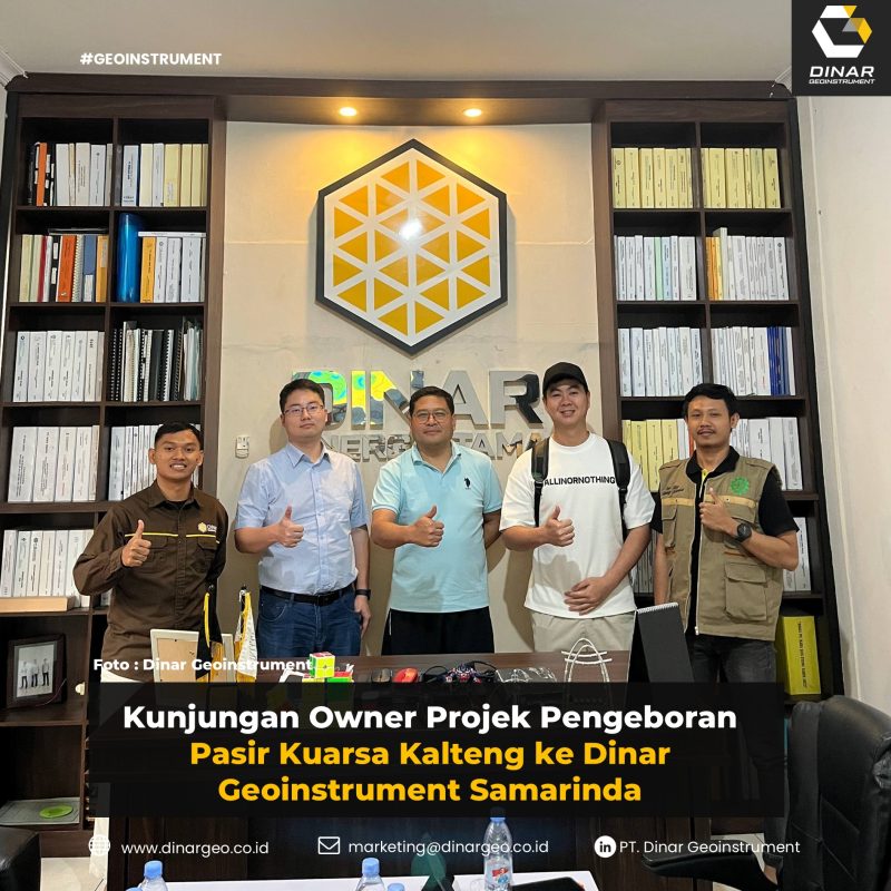 Kunjungan Owner Projek Pengeboran Pasir Kuarsa Kalteng