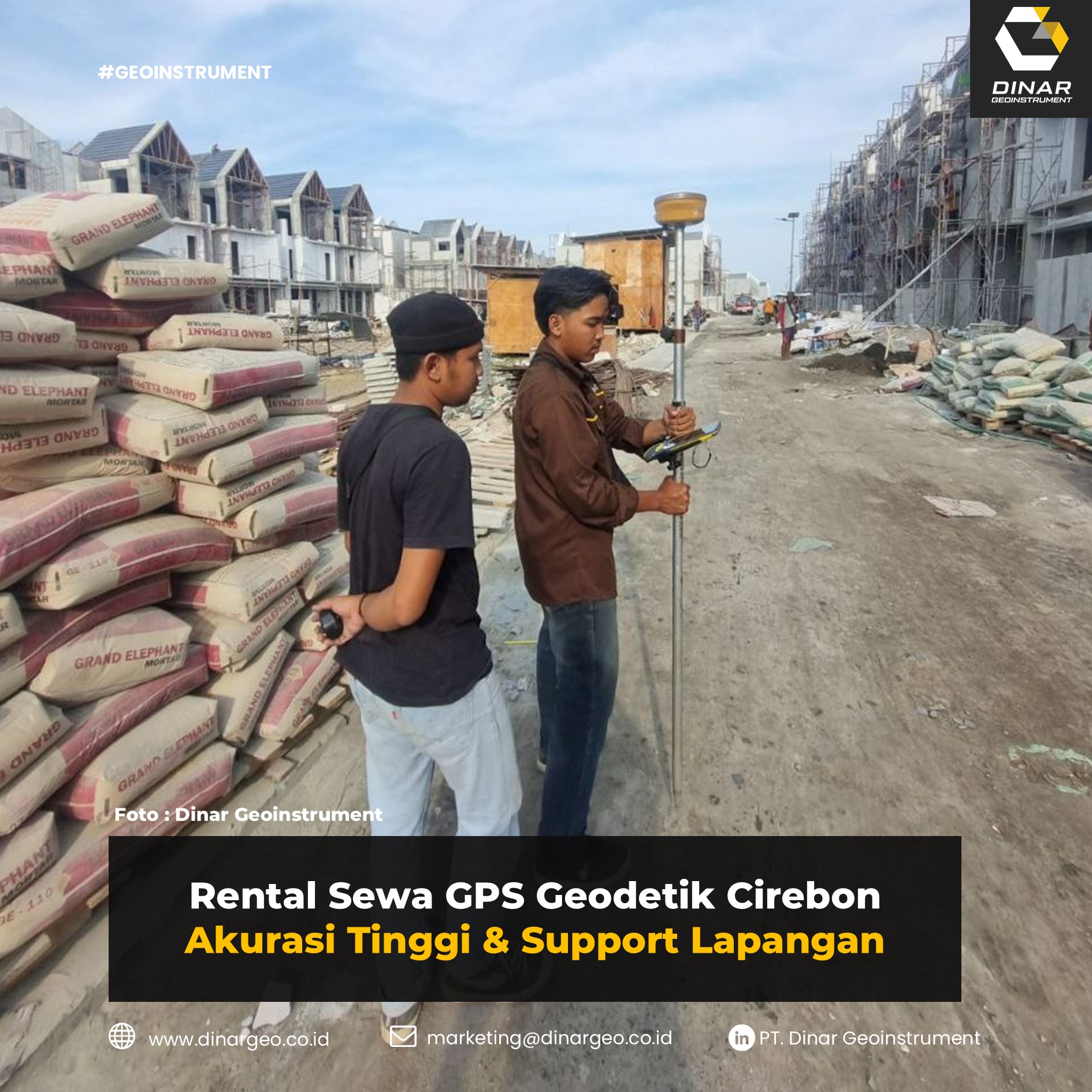 Rental Sewa GPS Geodetik Cirebon Akurasi Tinggi & Support Lapangan