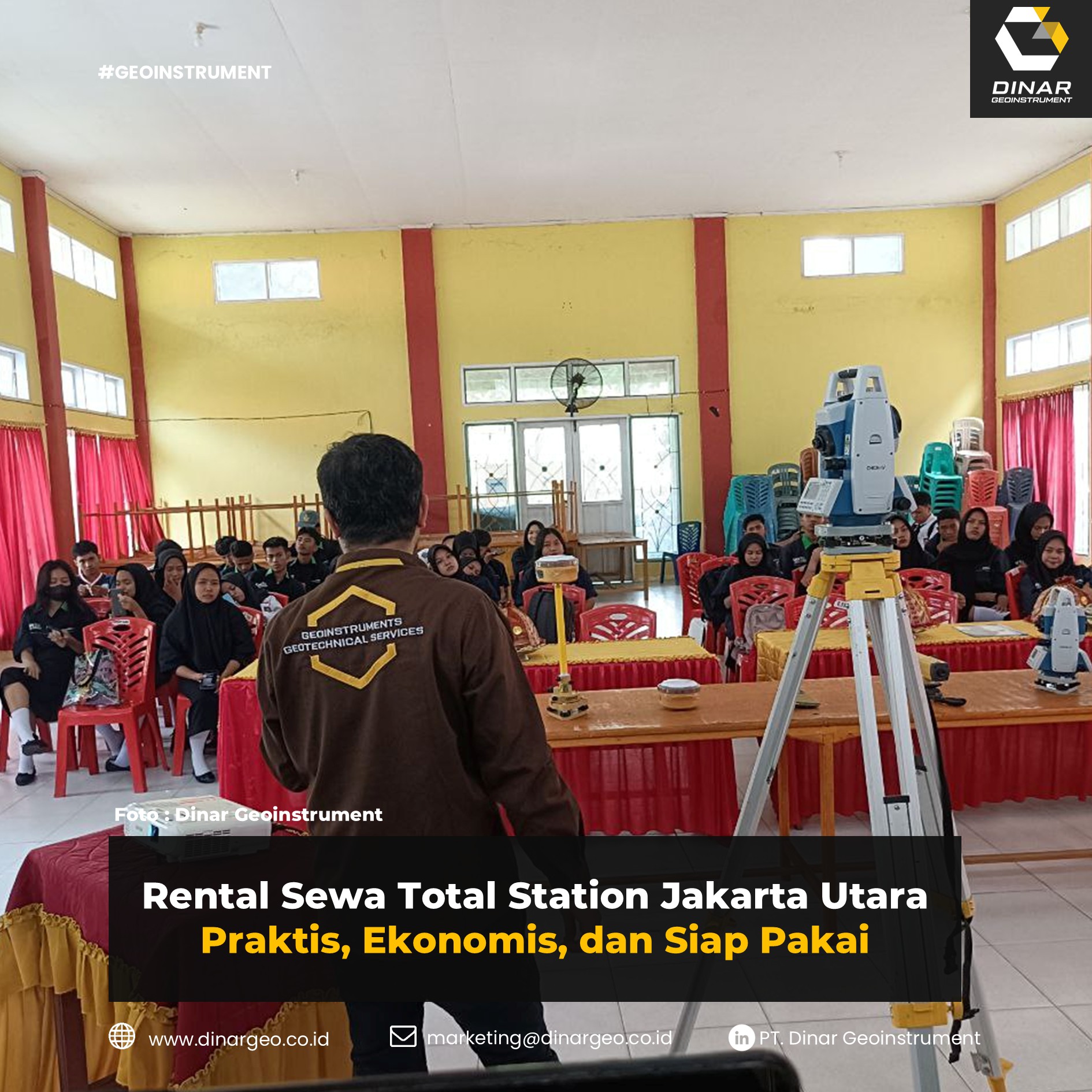 Rental Sewa Total Station Jakarta Utara Praktis, Ekonomis, dan Siap Pakai