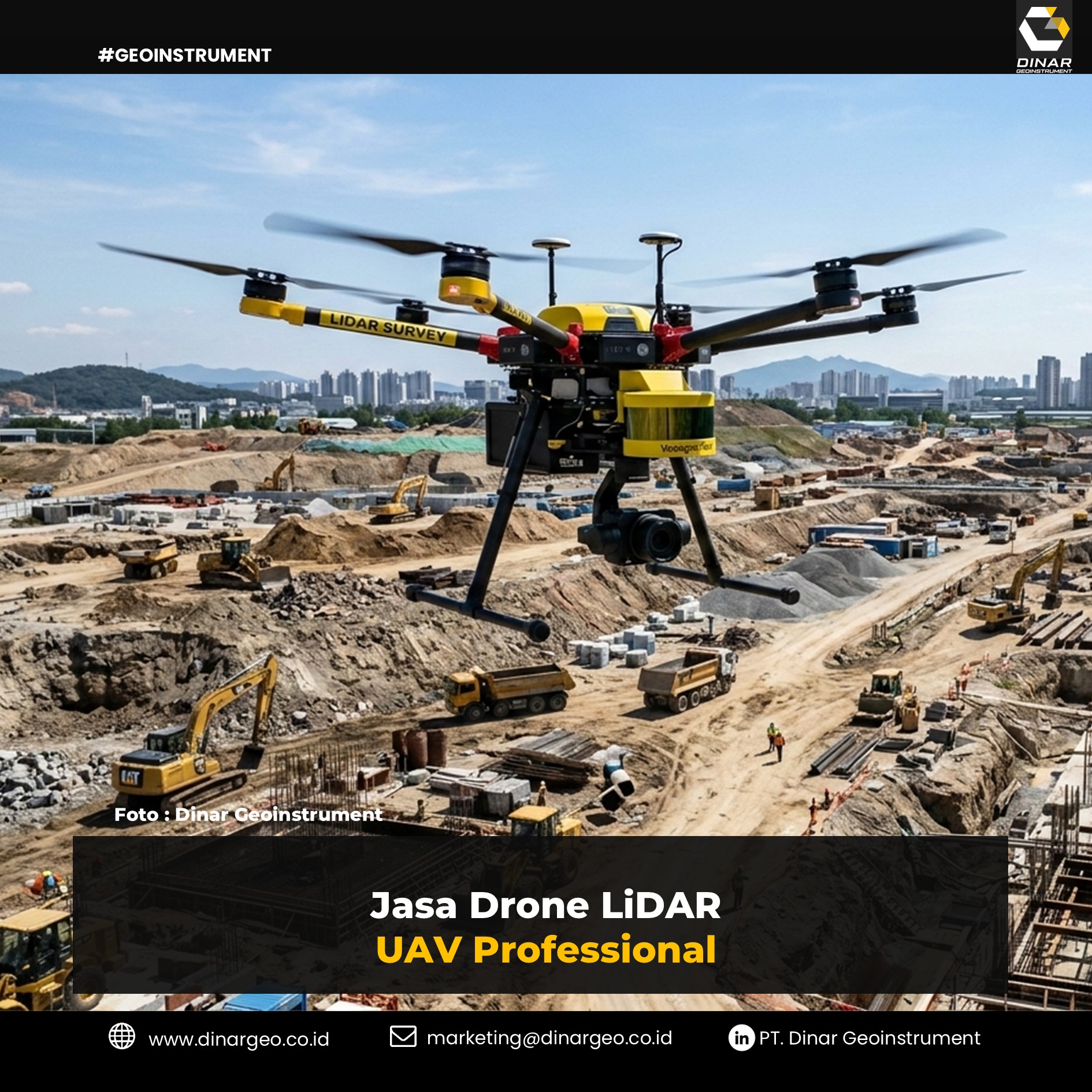 Jasa Drone LiDAR UAV Professional