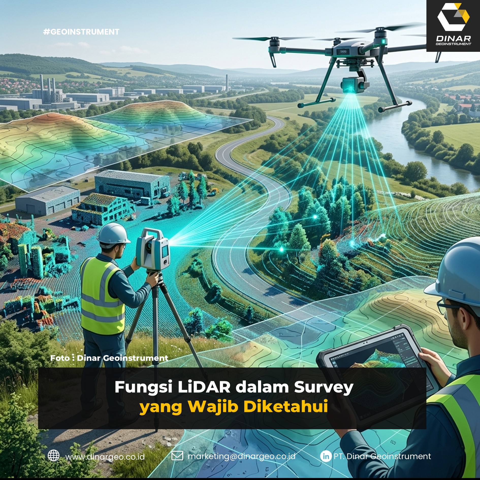 Fungsi LiDAR dalam Survey yang Wajib Diketahui