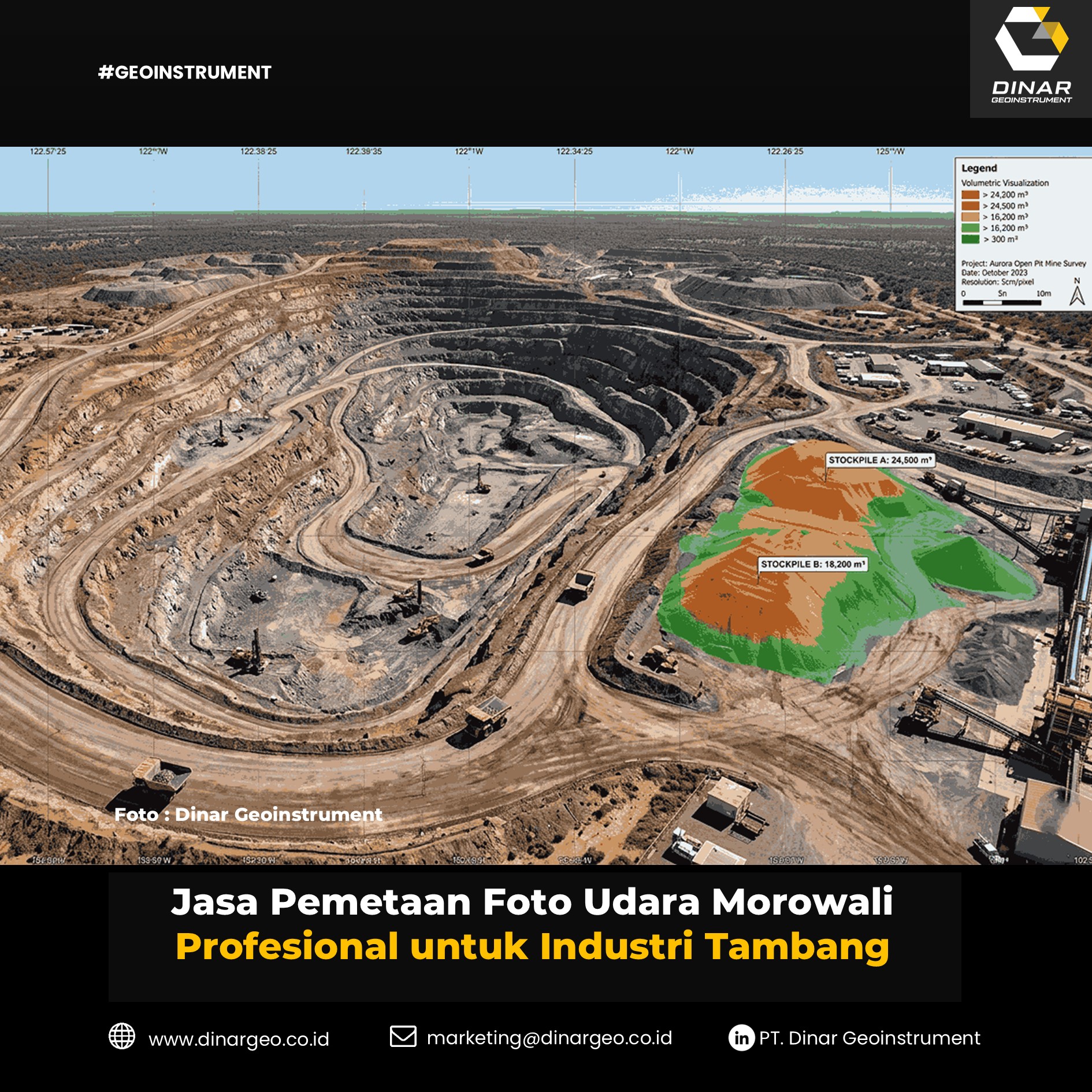Jasa Pemetaan Foto Udara Morowali Profesional untuk Industri Tambang