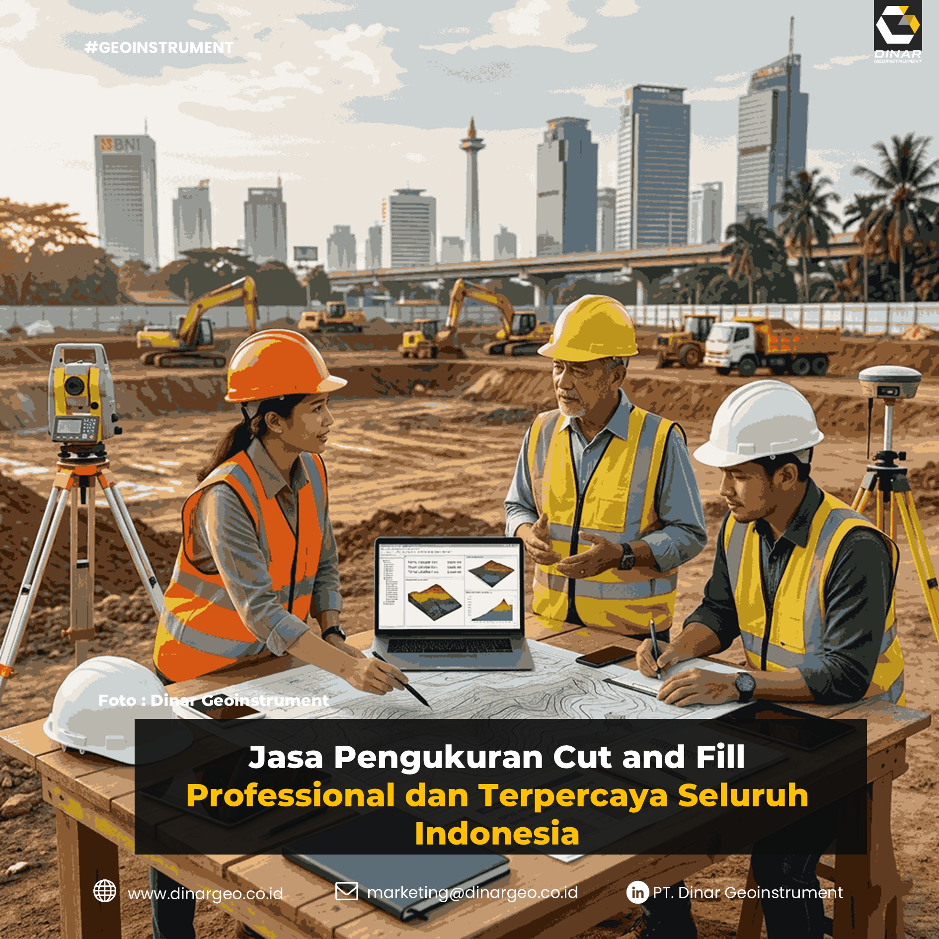 Jasa Pengukuran Cut and Fill