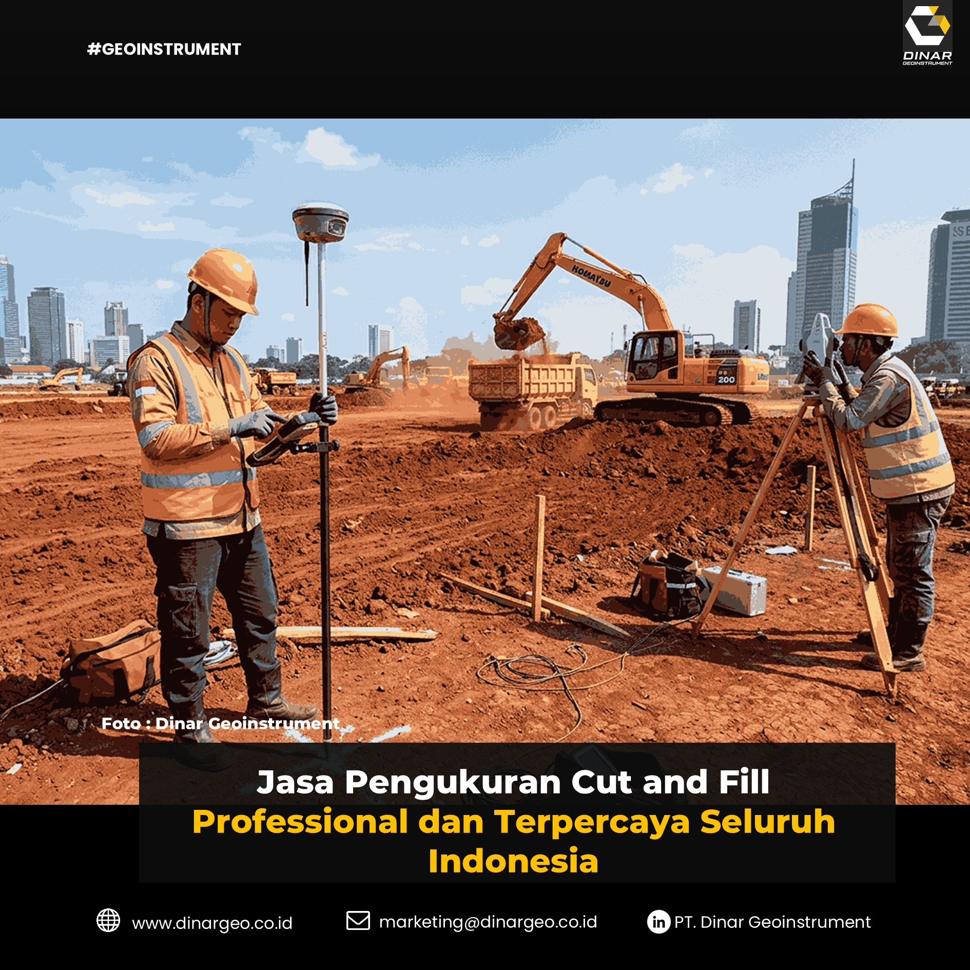 Jasa Pengukuran Cut and Fill