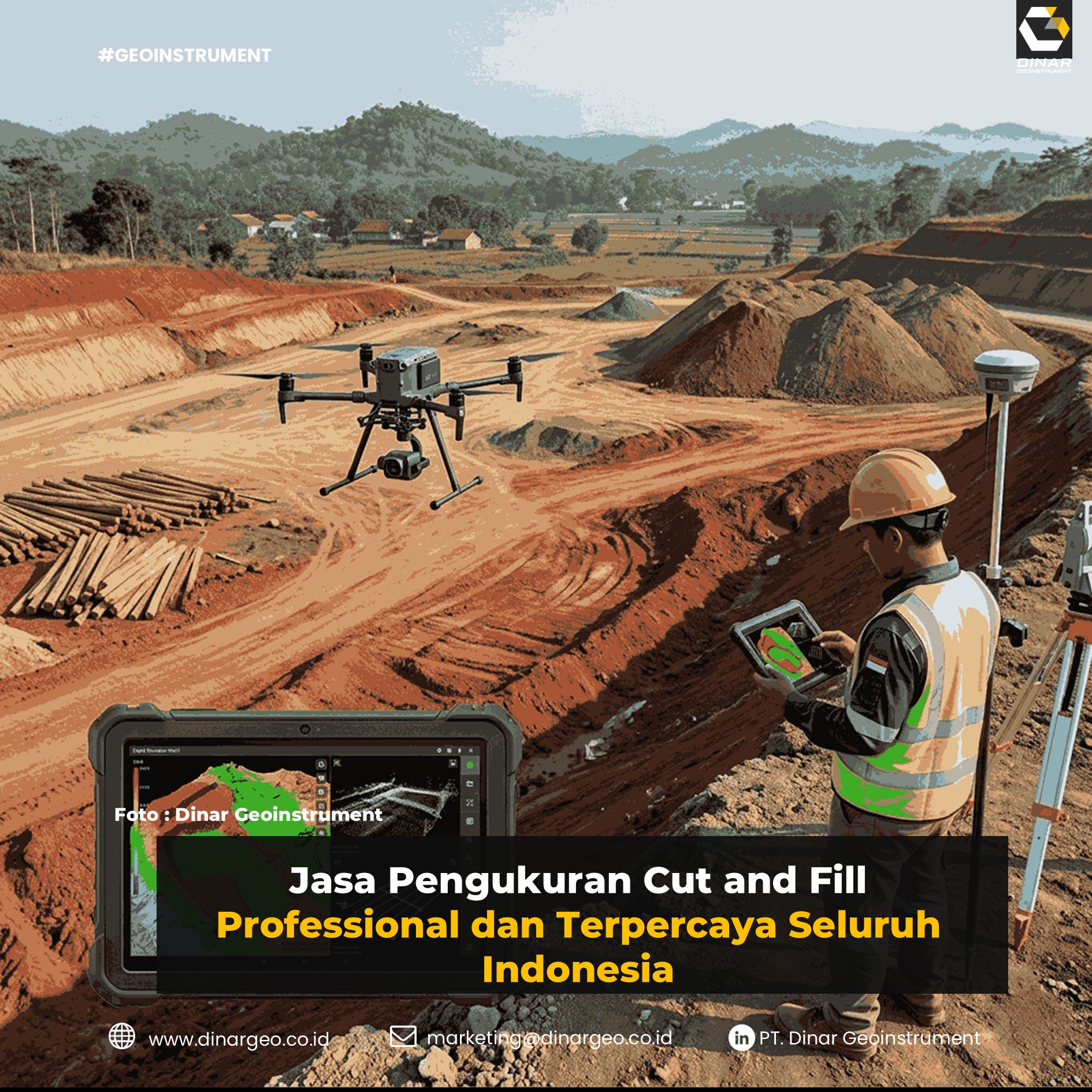 Jasa Pengukuran Cut and Fill