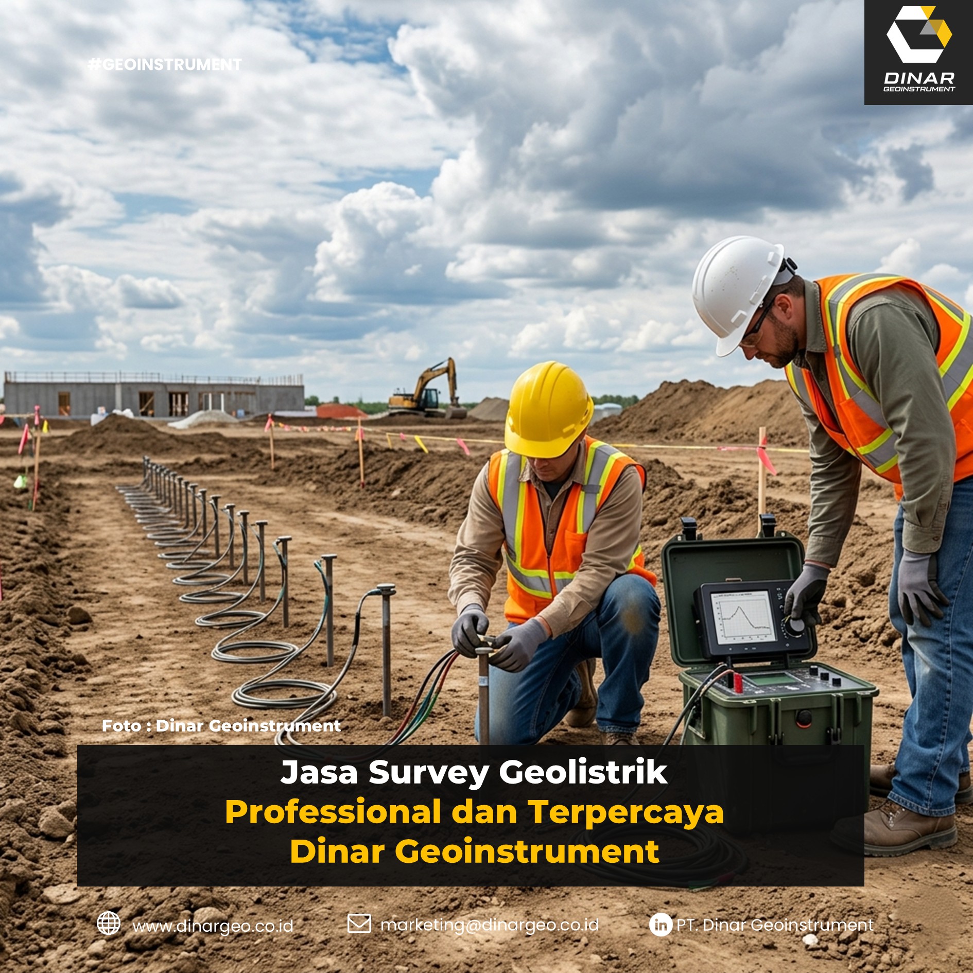 Jasa Survey Geolistrik - DInar Geoinstrument