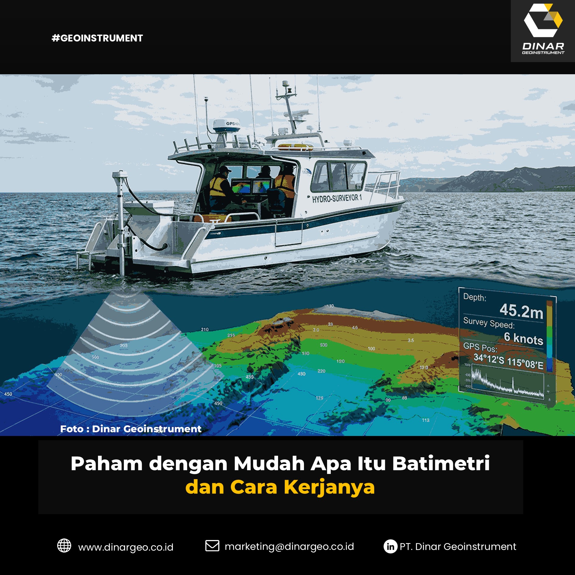 Paham dengan Mudah Apa Itu Batimetri dan Cara Kerjanya