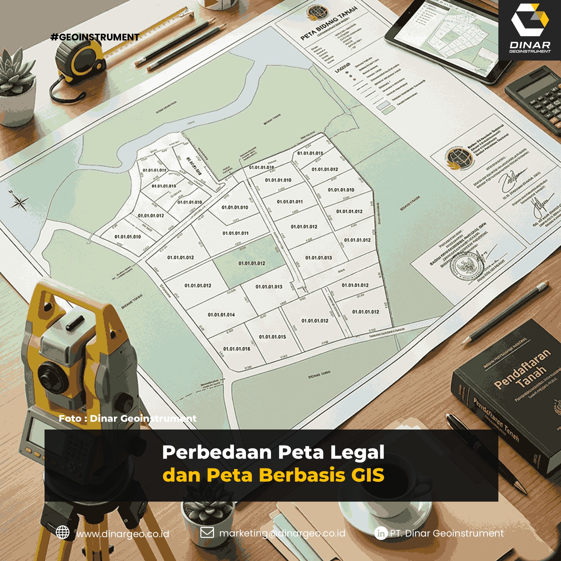 Perbedaan Peta Legal dan Peta Berbasis GIS