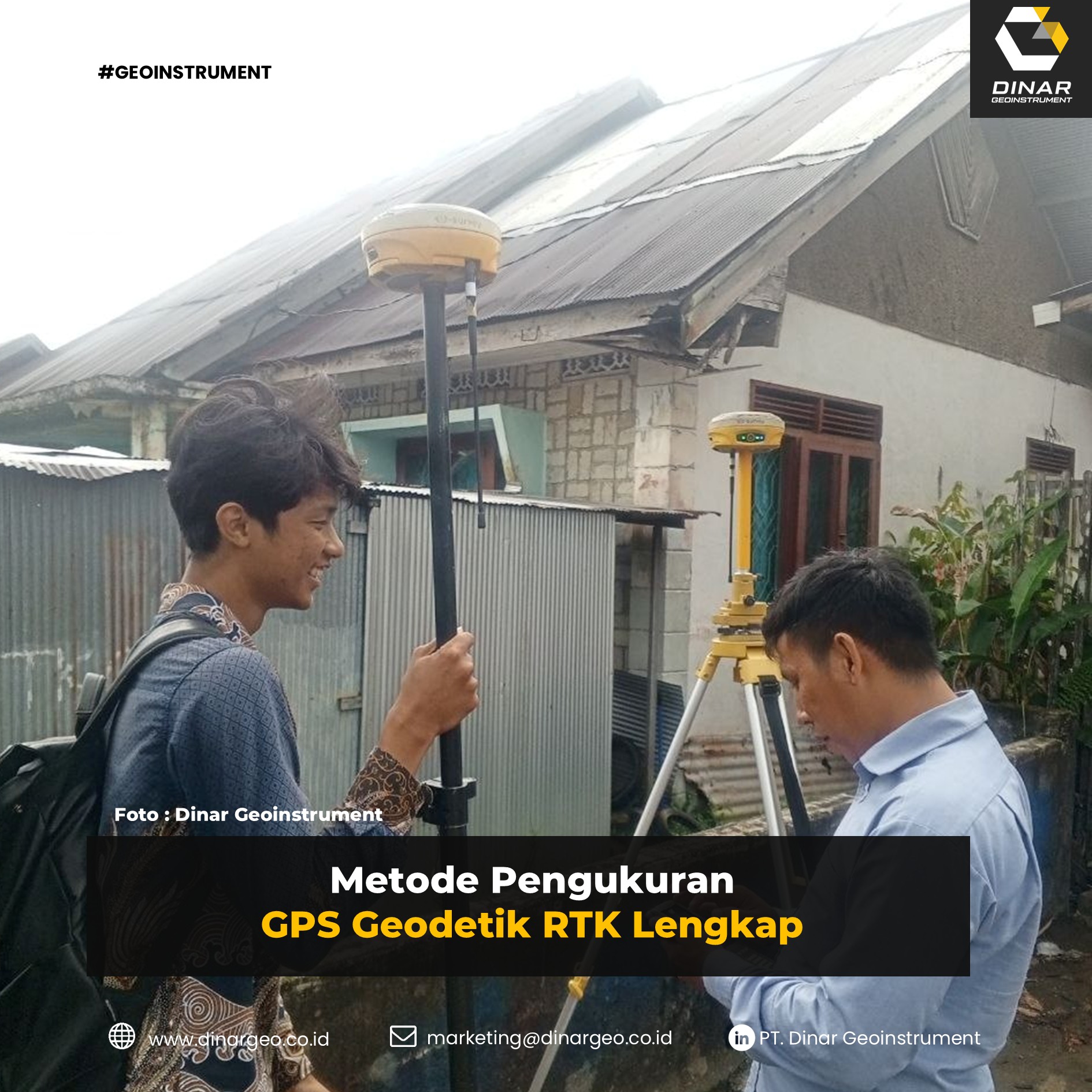 Metode Pengukuran GPS Geodetik RTK Lengkap