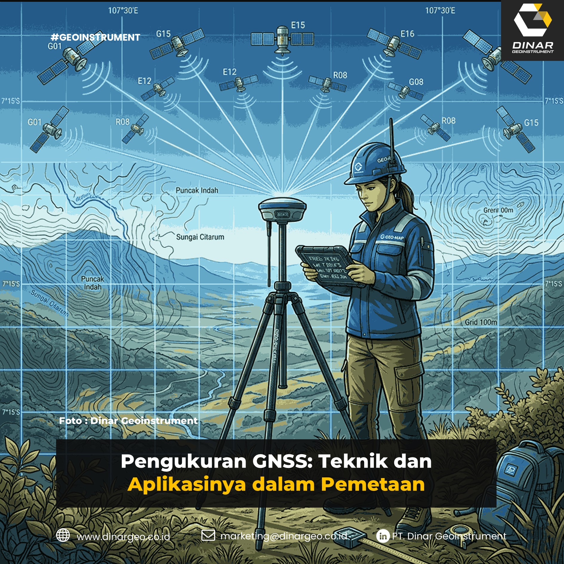 Pengukuran GNSS: Teknik dan Aplikasinya dalam Pemetaan