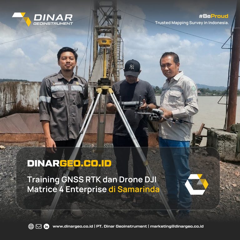 Training GNSS RTK dan Drone DJI Matrice 4 Enterprise di Samarinda